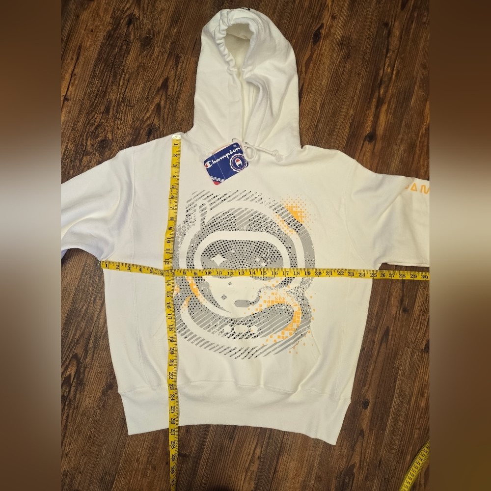 Ultimate Gaming Hoodie Champion M nwt $70 White Cool Students gamer graphics - Picture 15 of 16